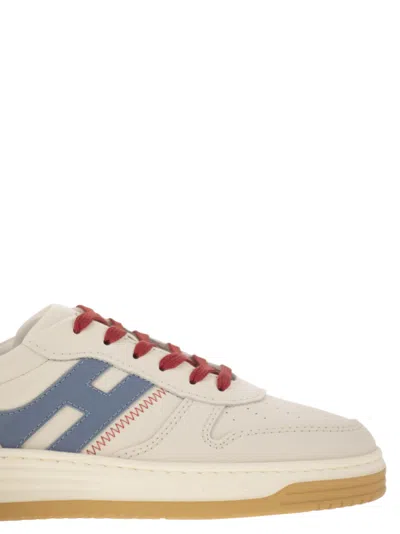 Hogan Panel Stitched Sneakers Perforated Toebox