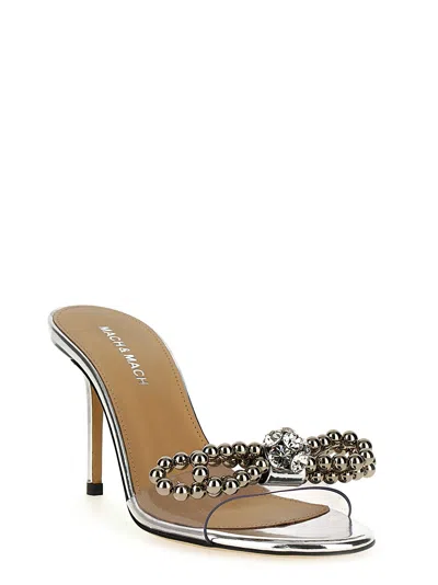 Mach&mach 85mm Stud Bow Sandals
