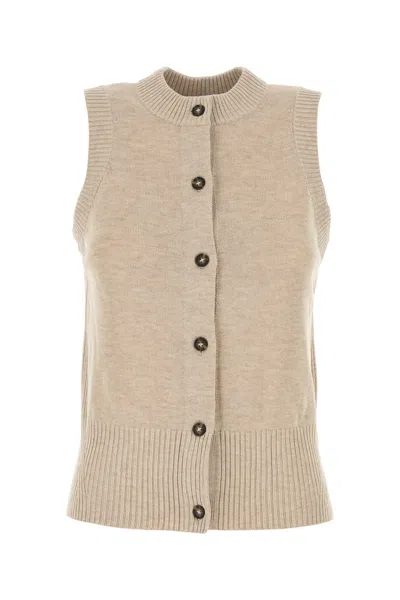 Camilla And Marc Sand Stretch Tencel Blend Macie Vest In Neutral