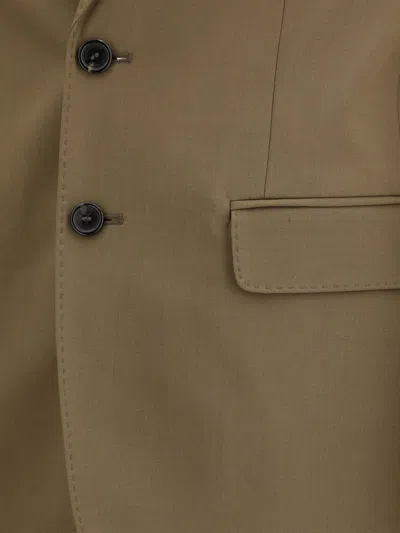 Dsquared2 Einreihiger Baumwollanzug In Berlin-passform In Brown