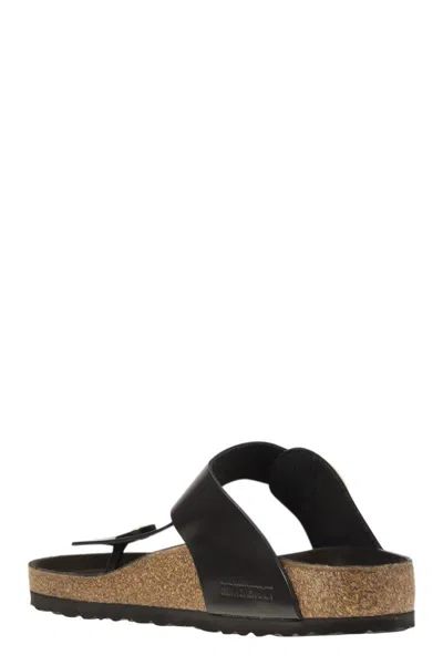 Birkenstock Gizeh Big Buckle Slide Sandal In Black