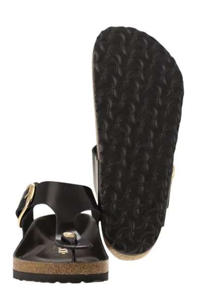 Birkenstock Gizeh Big Buckle Slide Sandal In Black