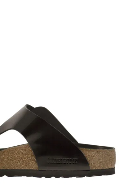 Birkenstock Gizeh Big Buckle Slide Sandal In Black