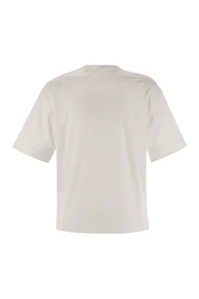 Max Mara Estella Cotton T-shirt In White