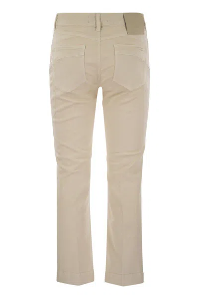 Sportmax Nilly - Five-pocket Mini Flare Trousers In Avory