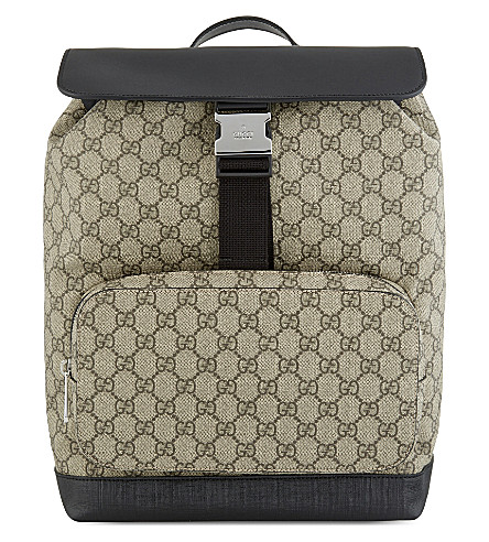 gucci gg supreme canvas backpack