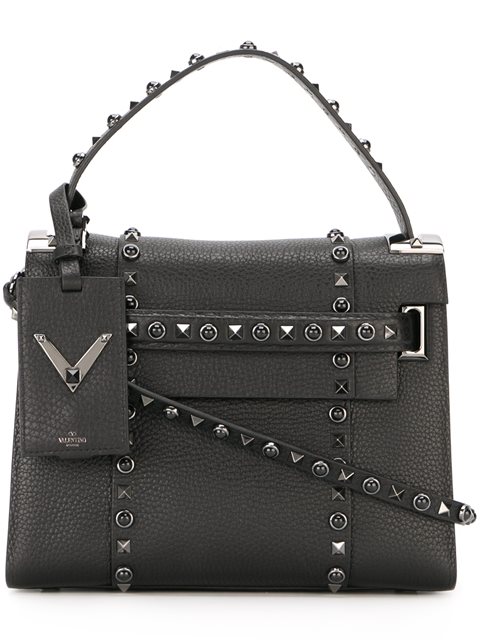 black and silver valentino bag