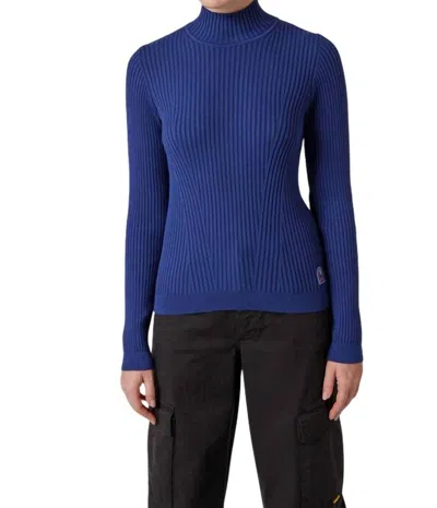 Parajumpers Lotus Turtleneck Sweater In Eclipse In Blue