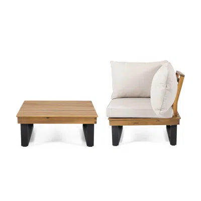 Streamdale Furniture Streamdale Sebastian Corner Chair And Coffee Table Set: Comfort And Style For Your Living Space
