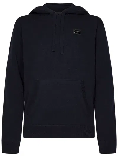 Dolce & Gabbana Wool Sweater In Blue