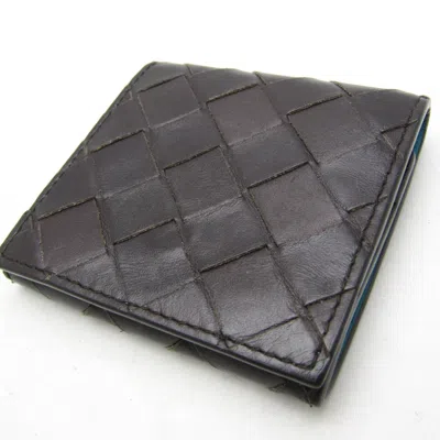 Pre-owned Bottega Veneta Black Leather Wallet  ()