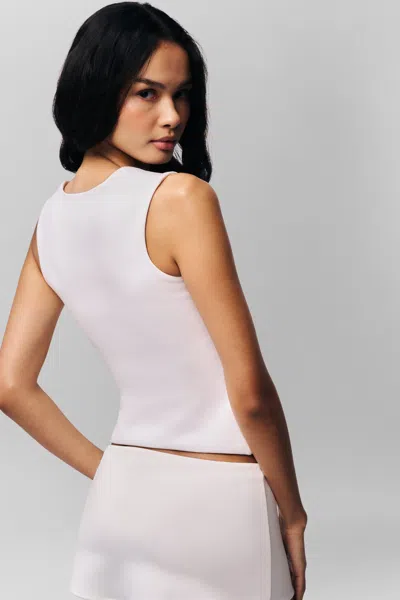 Danielle Guizio Ny Full Length Celestial Top In White