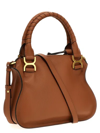 Chloé Marcie Mini Double Carry Leather Shoulder Bag