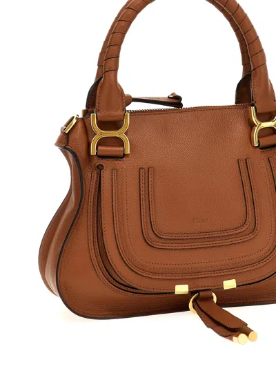 Chloé Marcie Mini Double Carry Leather Shoulder Bag