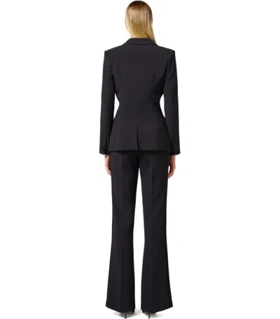 Elisabetta Franchi Double-breasted Jacket With Satin Details