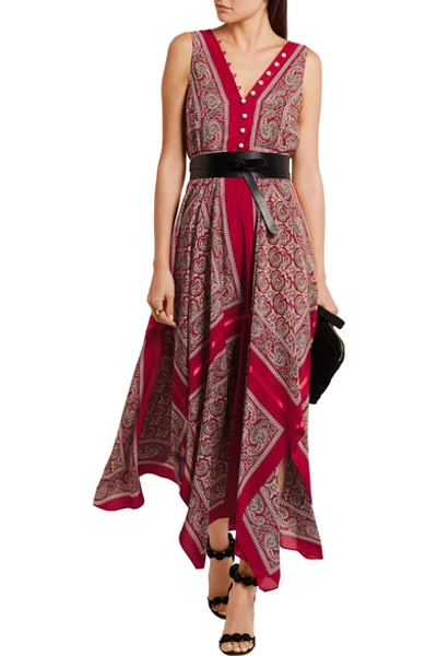 Shop Altuzarra Clemmie Paisley-print Silk Maxi Dress