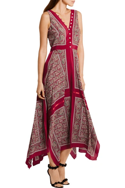 Shop Altuzarra Clemmie Paisley-print Silk Maxi Dress