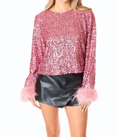 Buddylove Parton Sequin Top In Rich Man In Multi