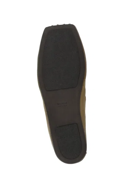 Uma Wang Square-toe Leather Mules In Green