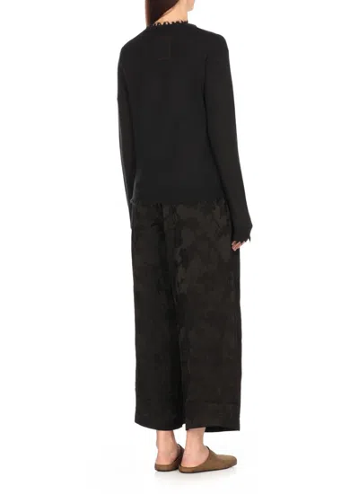 Uma Wang Cashmere Cardigan In Black