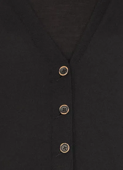 Uma Wang Cashmere Cardigan In Black