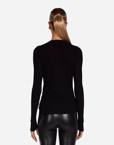 Lauren Moshi Mckinley Stud Skulls & Lips In Black