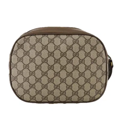 Pre-owned Gucci Gg Canvas Beige Canvas Clutch Bag ()
