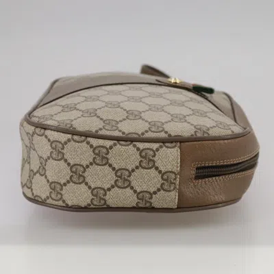 Pre-owned Gucci Gg Canvas Beige Canvas Clutch Bag ()