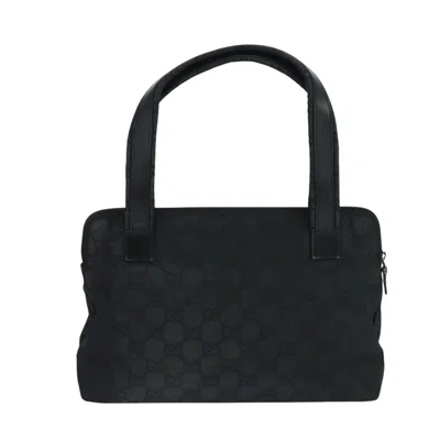 Pre-owned Gucci Gg Canvas Black Canvas Shoulder Bag ()
