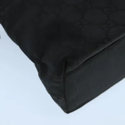 Pre-owned Gucci Gg Canvas Black Canvas Shoulder Bag ()