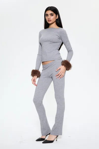 Ss25 Alia Pant In Grey