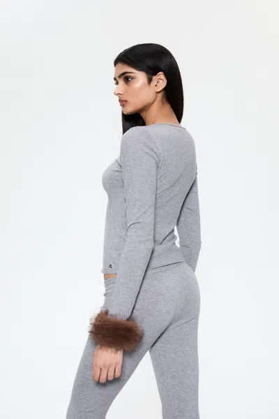 Ss25 Amelia Top In Grey