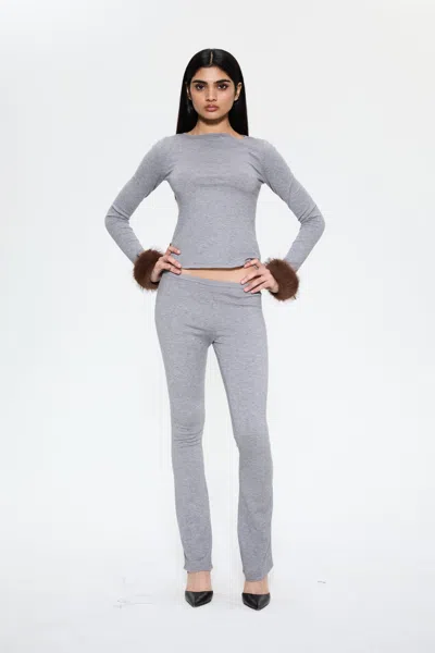 Ss25 Amelia Top In Grey