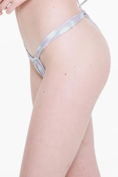 Ss25 Bali Bikini Bottom In Mint Blurred Dot