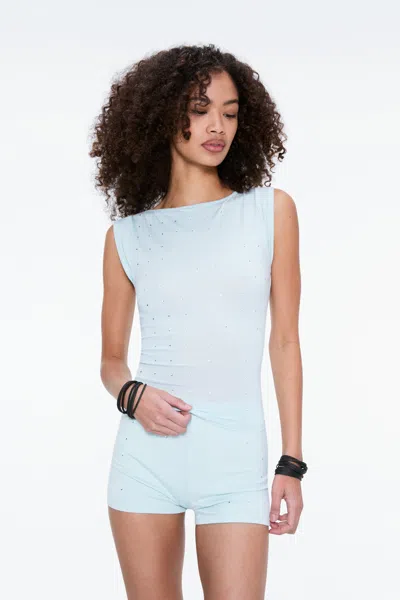 Ss25 Booty Short In Baby Blue