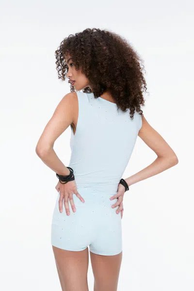 Ss25 Booty Short In Baby Blue