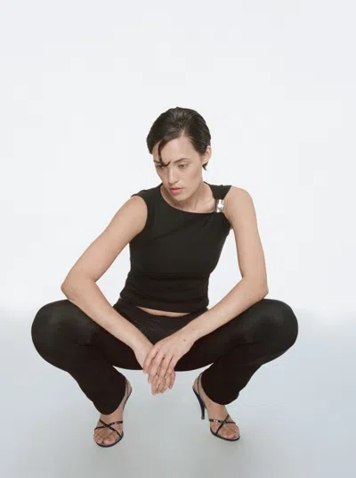 Ss25 Lucia Top In Black