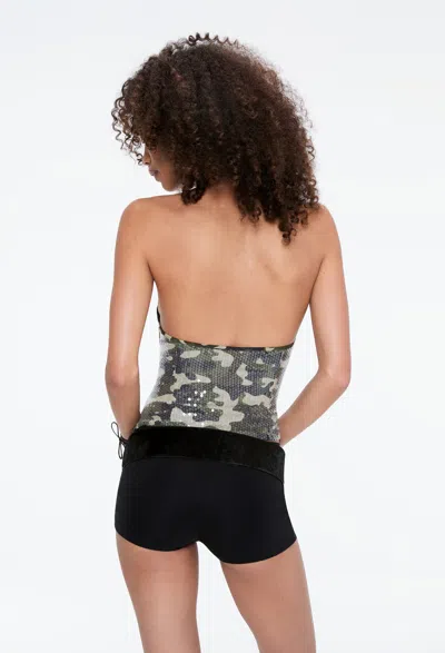 Ss25 Natalia Top In Camo
