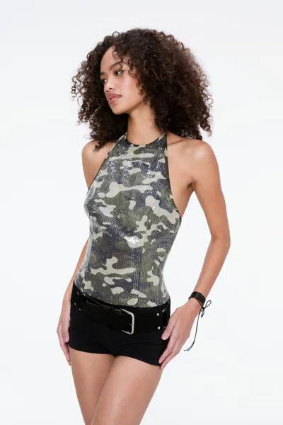 Ss25 Natalia Top In Camo