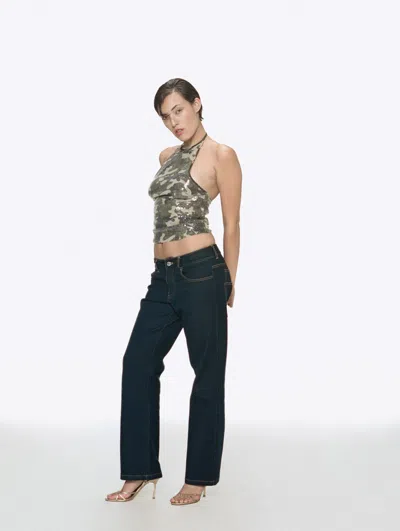 Ss25 Natalia Top In Camo