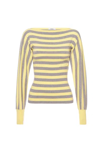 Ss25 Odessa Top In Butter Stripe