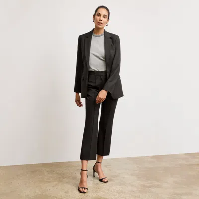 M.m.lafleur The Tessa Pant - Washable Wool Twill In Black