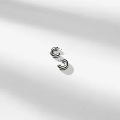 M.m.lafleur The Sansa Earrings - Small In Silver