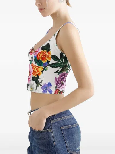 Dolce & Gabbana Bustier With Print