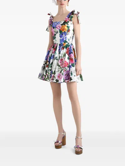 Shop Dolce & Gabbana Dress With Flower Print
