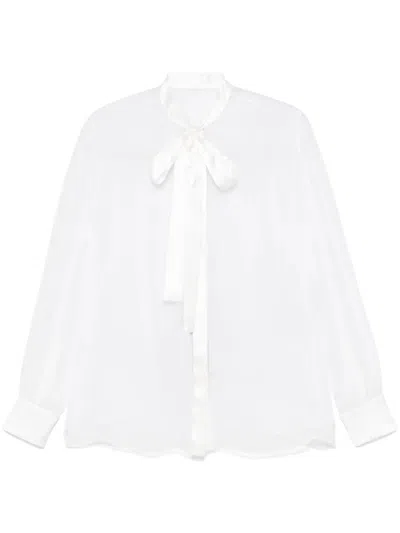 Dolce & Gabbana Schluppenhemd Aus Chiffon
