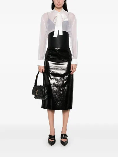 Dolce & Gabbana Schluppenhemd Aus Chiffon