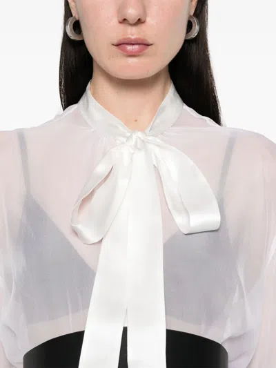 Dolce & Gabbana Schluppenhemd Aus Chiffon