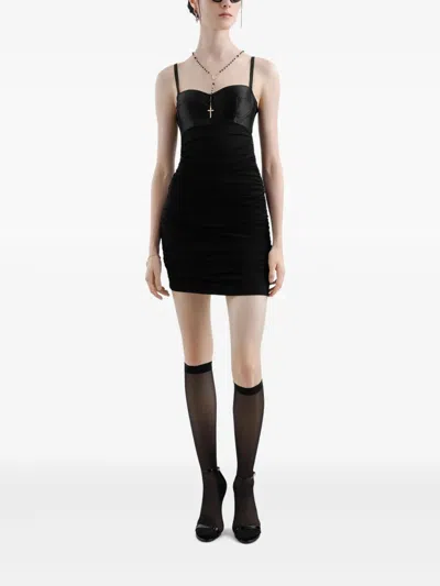 Dolce & Gabbana Short Dress With Ruffles