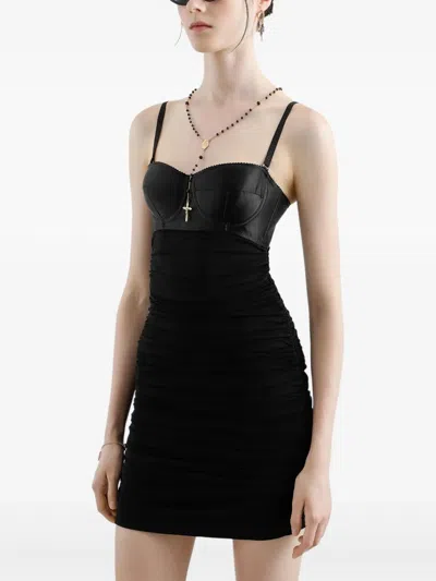 Dolce & Gabbana Short Dress With Ruffles